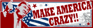 Make America Crazy!! Bumper Sticker